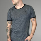 Remera Arizona - Negra Jaspeado