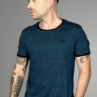 Azul Jaspeado - Remera Arizona
